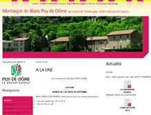 Tablet Screenshot of montaigut-le-blanc.fr